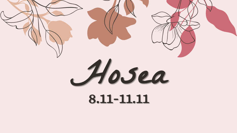 The Minor Prophets: Hosea 8.11-11.11