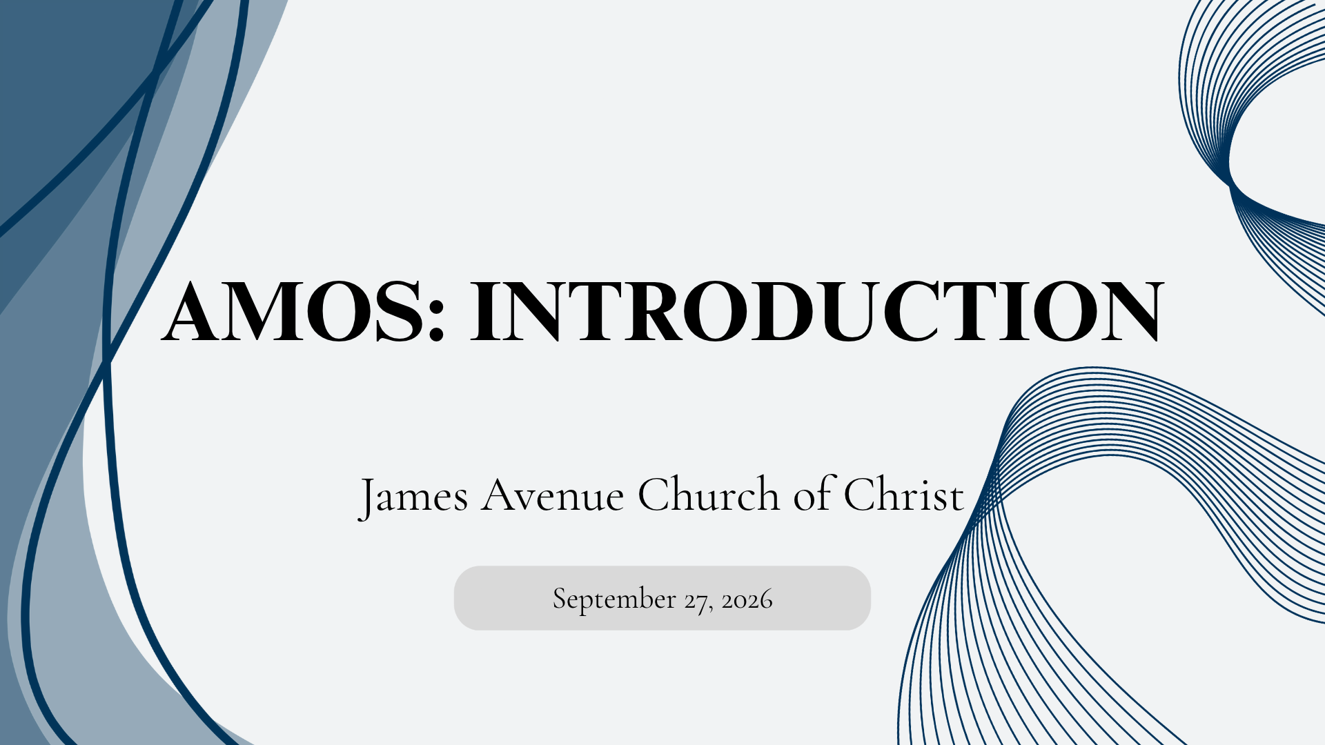The Minor Prophets: Amos – Introduction
